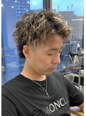 ツイスパ ツイストスパイラル ハイライト メッシュ ウルフ