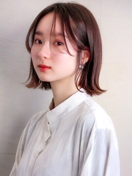 ラフ フロム ガーデン(Laf from GARDEN) 20代30代おすすめ大人ボブ/シルキーベージュ