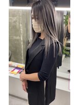 キング(K!ng)&nbsp;ハイライトカラーミルクティーベージュケアブリーチダブルカラー