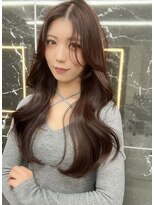 サイン 渋谷(SIGN)&nbsp;レイヤーカットこっくりおとな可愛いグレージュハッシュカット