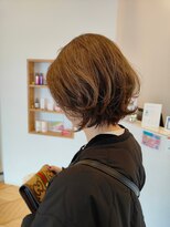 ラヴィズム 長岡店(LUVISM)&nbsp;ミディアム/セミロング/コテ巻き/ベージュ新潟長岡宮関