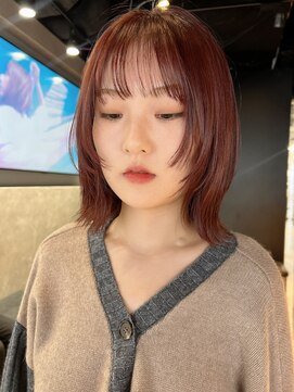 ガーデントウキョウ(GARDEN Tokyo) チェリーブラウン／小顔ヘア／フェイスレイヤー