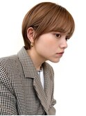 ハイライトバレイヤージュダブルカラーショートカット30代40代