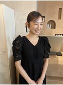 【 YUCCA 】大人可愛い/ヘアセット/結婚式/2次会セット/カチモリ