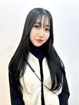 ユイマァル 岡山店(YUIMARL)&nbsp;【韓国】暗髪ダークカラー×顔周りカット