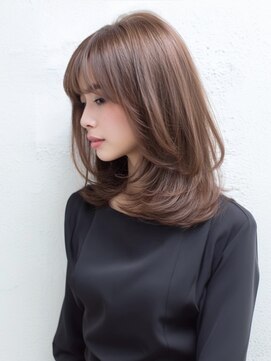 アルトリスト(Altruist Aging×HAIR&SPA) ★ダークアッシュ大人ガーリーボブ着物ミディアムレイヤーカット