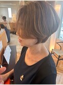 白髪ぼかしショート
