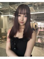 フェブミエル(fev miel)&nbsp;ディープなredにぱつっとbang