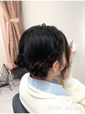 ツインおだんご/心斎橋ヘアセット