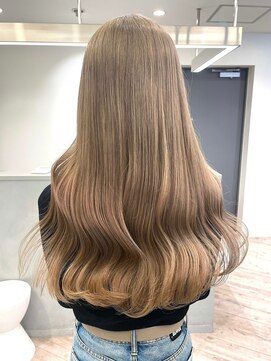 ルーブ トウキョウ(Loob. TOKYO) ハイトーンカラーミルクティーベージュピンクベージュ韓国30代