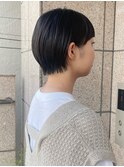 軽めショート/耳掛けショート/サイドバング