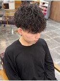 【amule hair】波巻きスパイラル無造作パーマ /20代/30代/会社員