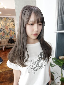 アペロ 柏(Apero) 透明感グレージュ☆ブリーチカラー