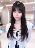 レイヤーカット/前髪カット/髪質改善トリートメント