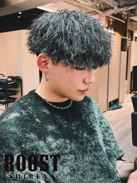 ルースト 渋谷店(ROOST) MEN’S HAIR/波巻ツイストスパイラル/フェザーパーマ/眉毛/渋谷