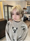 ウルフカット×エンドカラー