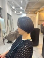 ソイクフ 高田馬場店(SOY-KUFU) 大人可愛い20代30代40代◎ツヤ感際立つ黒髪ショートボブ