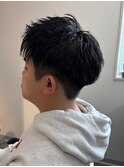 ツーブロック刈り上げショートアップバングビジネス千葉駅保立