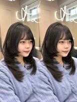 グローアイヴィ 大宮(GLROW IVY)&nbsp;レイヤーハッシュカットお客様スタイル