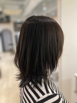 アミュレ ヘア サロン(Amule hair salon) ミディアムシャギーウルフカット梅ヶ丘ミディアムヘアカット