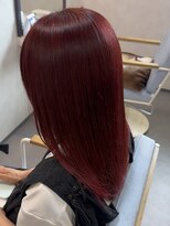 ルーチェ(Lu-che)&nbsp;ブリーチなしでダブルカラーで作るチェリーレッド