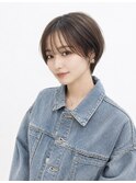 20代30代40代 抜け感ショートボブ