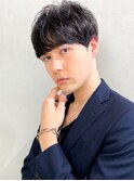 ツーブロック爽やかビジネス束感マッシュビジカジ◎フェード