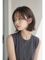 ラウムトウキョウ(RAUM TOKYO)&nbsp;大人かわいい抜け感ボブ×透明感ブラウン