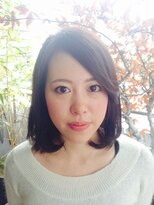 フェリシータ 緑地公園店(felicita)&nbsp;黒髪＆暗髪OK斜めバング甘辛グラマラス抜け感ホイップミディ