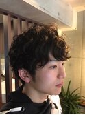 くせ毛風のおしゃれパーマスタイル