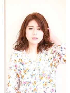 ヘアーサロン エクラ(HAIR SALON eclat) 切りっぱなしボブ無造作ウェーブ♪