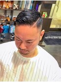 #コームオーバー #外国人風カット#barberstyle#hommehair2nd櫻井