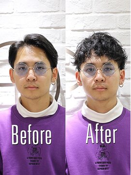 ヨシザワインク プレミアム 横浜 桜木町店(YOSHIZAWA Inc. PREMIUM) 【ヨシザワ横浜】ビフォーアフター10代20代ツーブロックパーマ