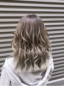 ディバイス カラーアンドエクステ(Device) 【Device】透明感アッシュブラウン+シールエクステ