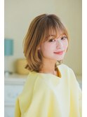 前下がりナチュラルレイヤーミディアム