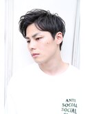 くせ毛風マッシュ