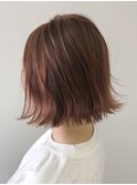 20代30代♪大人可愛い☆カーディナルレッド×ショートボブ
