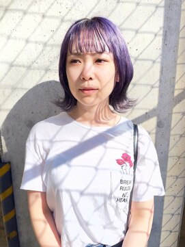 ニューポリシー(NEWpOLICY) ボブ/ラベンダーカラー/髪質改善