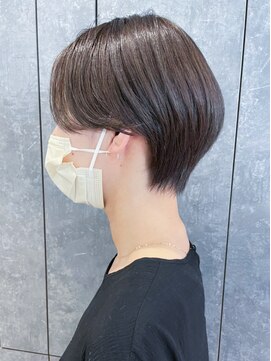 アルバム 渋谷パルコ(ALBUM) 丸みショート_グレージュカラーボブウルフ_ba358632