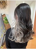 ・イベント前にオススメ。シルバーインナーカラー・