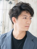 モッズヘアメン 札幌月寒店(mod's hair men)&nbsp;ゆるふわ巻き短髪パーマのアンニュイウェットスタイルj札幌月寒