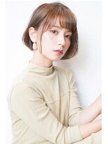 モニカ 西宮北口(Monica)&nbsp;前下がりボブ・  内巻きワンカール・  ボブショート・暗髪