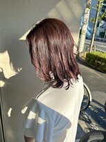 デイジー インデックスヘア 大島店(DAISY index hair) 韓国レイヤー×明るめワインカラー￥9900