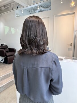 ロカ 表参道(loka) 外ハネボブ/ラベンダーベージュ[表参道/ハイライト]Mai