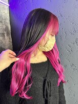 プライズ アイリス 池袋東口店(prize Iris)&nbsp;エクステ/インナーカラー/ピンク/派手髪/長さだし/池袋