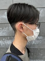 ヒュイル バイ ニアウ(Hwyl by Niau) メンズマッシュセンターパートスパイラルパーマニュアンスパーマ