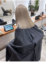 リンクバイビセ 髪質改善(link by vise)&nbsp;#ミルクティーベージュ#ベージュカラー#ケアブリーチ#ハイトーン