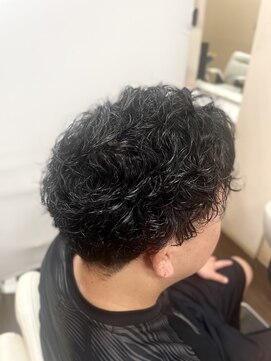 イワサ理容室 スパイラルパーマ
