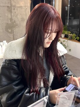 アトリエノエラ(Atelier Noella) ブリーチなしカシスカラー【山本】