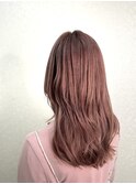 前髪/アンブレラカラー/こなれミディ/イメチェン/ウェーブパーマ
